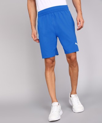 PUMA Solid Men Blue Sports Shorts