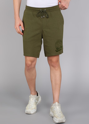 GAP Graphic Print Men Green Casual Shorts