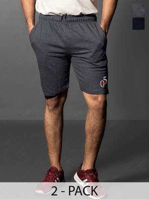 Moda Rapido Solid Men Blue Regular Shorts