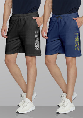 ARDEUR Self Design Men Multicolor Regular Shorts