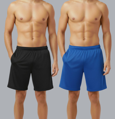 VS Tex Solid Men Multicolor Sports Shorts