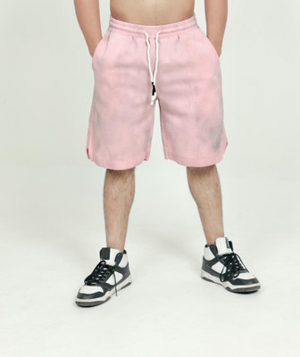 The Falcon Sports Solid Men Pink Regular Shorts