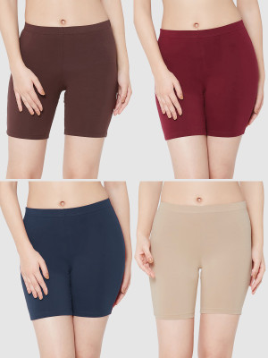 Lux Parker Solid Women Multicolor Cycling Shorts