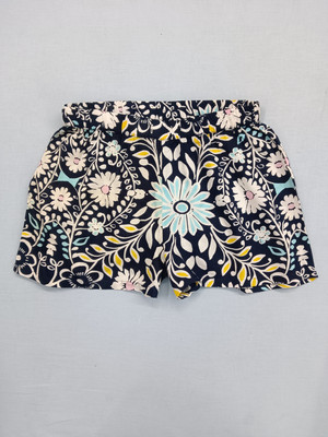 9 impression Printed Women Dark Blue Casual Shorts