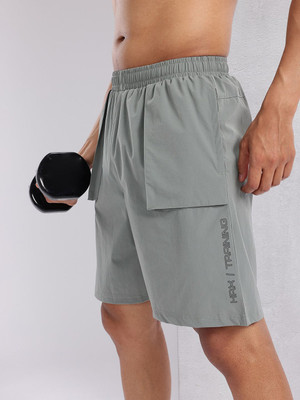 HRX by Hrithik Roshan Solid Men Green Sports Shorts