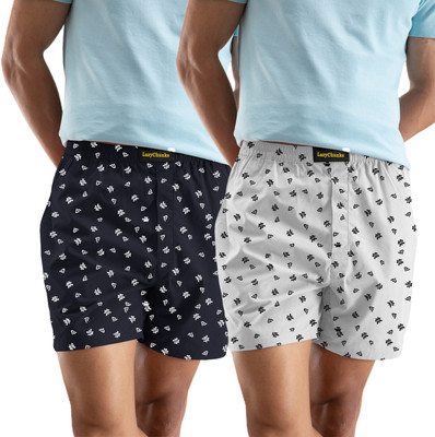LazyChunks Printed Men Multicolor Boxer Shorts