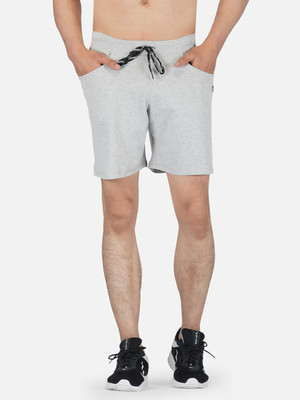 IMPERATIVE Solid Men Grey Running Shorts