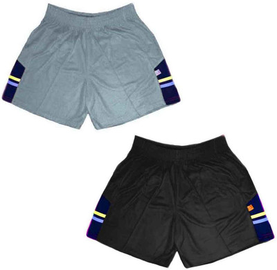AFP Self Design Men Multicolor Regular Shorts
