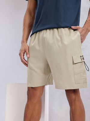 HRX by Hrithik Roshan Solid Men Grey Cargo Shorts