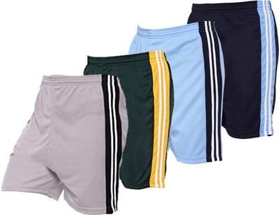 OORA Self Design Men Multicolor Sports Shorts