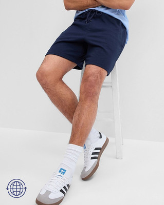 GAP Solid Men Blue Basic Shorts