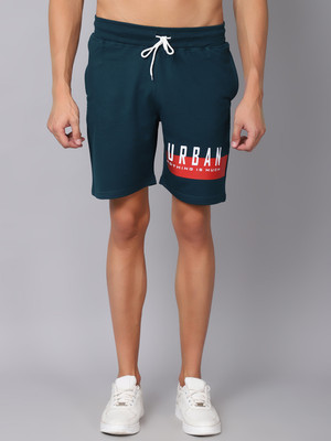 Rodamo Printed Men Light Blue Basic Shorts