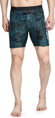 SHIFTER Printed Men Green Board/Swim Shorts