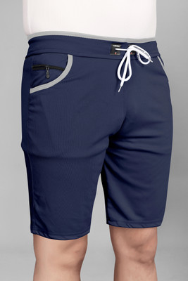 DARSHAN CREATION Printed Men Dark Blue Casual Shorts