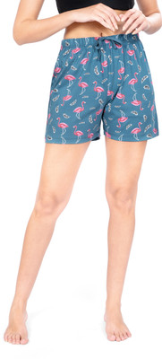 Ariel Printed Women Blue Casual Shorts