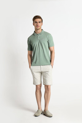 CROCODILE Solid Men Grey Casual Shorts