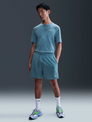 NIKE Solid Men Blue Basic Shorts