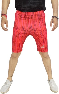 playway Printed Men Red Regular Shorts