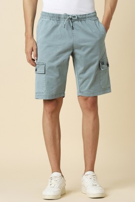 Allen Solly Solid Men Blue Regular Shorts