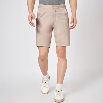 Byford by Pantaloons Solid Men Grey Basic Shorts