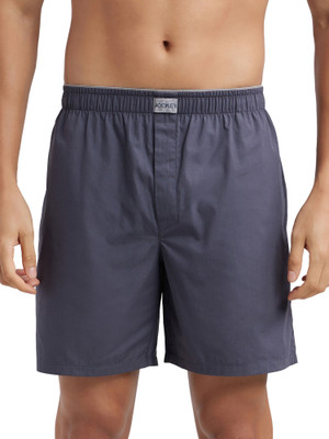JOCKEY Solid Men Grey Boxer Shorts
