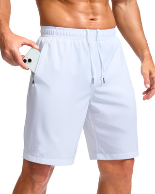 A F O Solid Men White Boxer Shorts