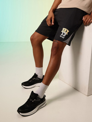 HRX by Hrithik Roshan Solid Men White Regular Shorts