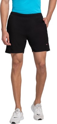 BERGE Solid Men Black Regular Shorts