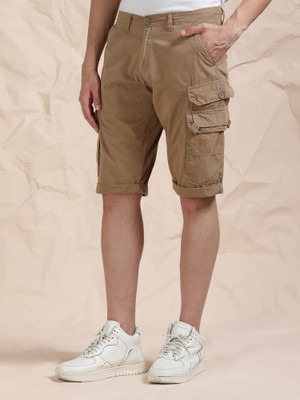 bEEVEE Solid Men Brown Casual Shorts