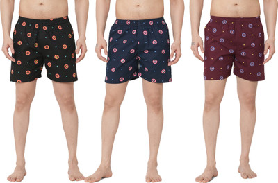 Anlon Printed Men Multicolor Boxer Shorts