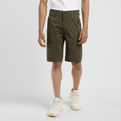 LEVI'S Solid Men Green Casual Shorts