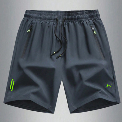 Prosharx Printed Men Black Sports Shorts