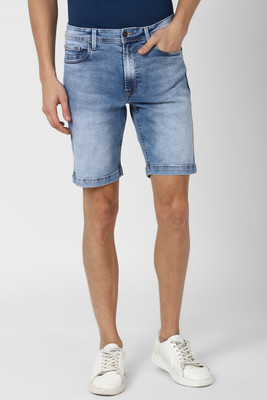 PETER ENGLAND Solid Men Grey Regular Shorts