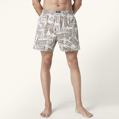 Ajile By Pantaloons Graphic Print Men Brown Boxer Shorts