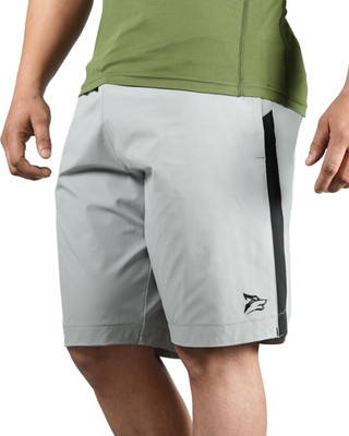 Gym Hound Solid Men Grey Basic Shorts