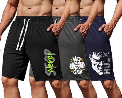 Whaley Printed Men Multicolor Regular Shorts