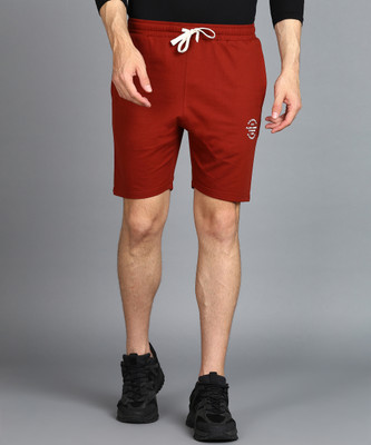 Alan Jones Solid Men Brown Regular Shorts