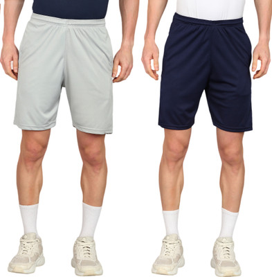 BTMZ Solid Men Multicolor Sports Shorts