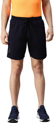 GENX INSSTADRY Solid Men Dark Blue Sports Shorts