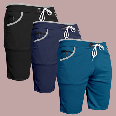HouseOfCommon Self Design Men Multicolor Regular Shorts