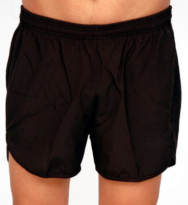 rsp Solid Men Black Running Shorts
