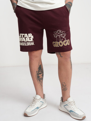 HIGHLANDER Printed Men Brown Regular Shorts