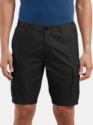 JOCKEY Solid Men Black Cargo Shorts