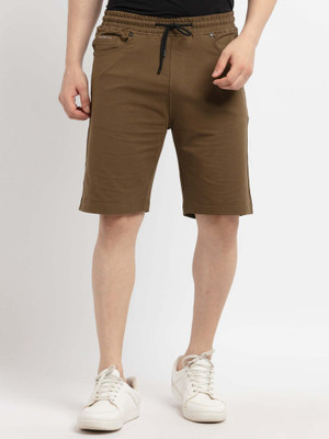 Status Quo Printed Men Green Basic Shorts