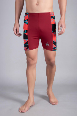 HiRRuX Printed Men Multicolor Swim Shorts