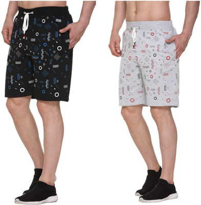 S.L. Madhok Printed Men Multicolor Regular Shorts