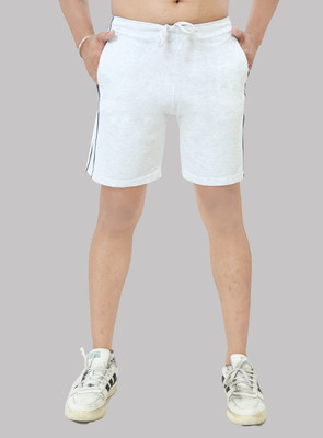 BLACK BROTHERS Solid Men Grey Basic Shorts