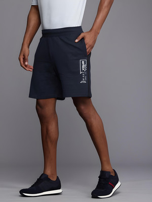 ARDEUR Self Design Men Blue Casual Shorts