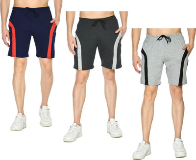 Indestar Color Block Men Multicolor Bermuda Shorts