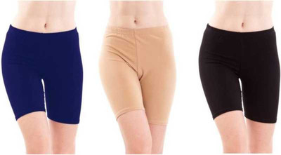 Harshraj Solid Women Multicolor Cycling Shorts